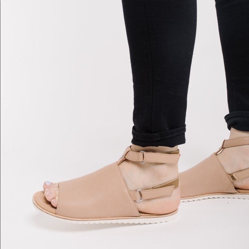Tan Sorel Ella Mule Strap Sandal